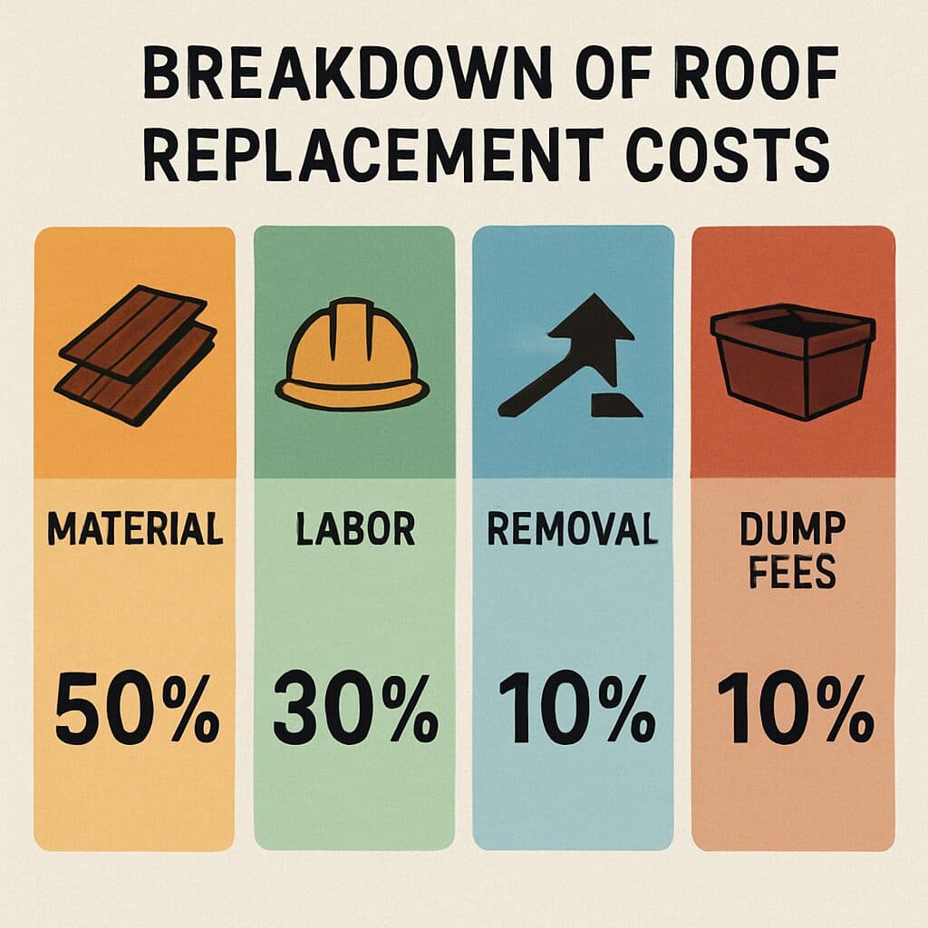 What is The Most Expensive Part of Replacing a Roof